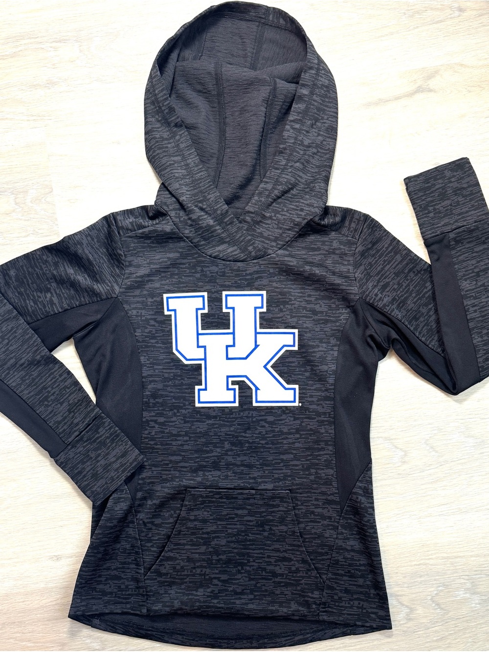 Fanatics UK Kentucky Black Heather Pullover Hoodie Small